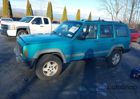 1997 Jeep Cherokee Sport из США, поврежденный, VIN 1J4FJ68S4VL592423